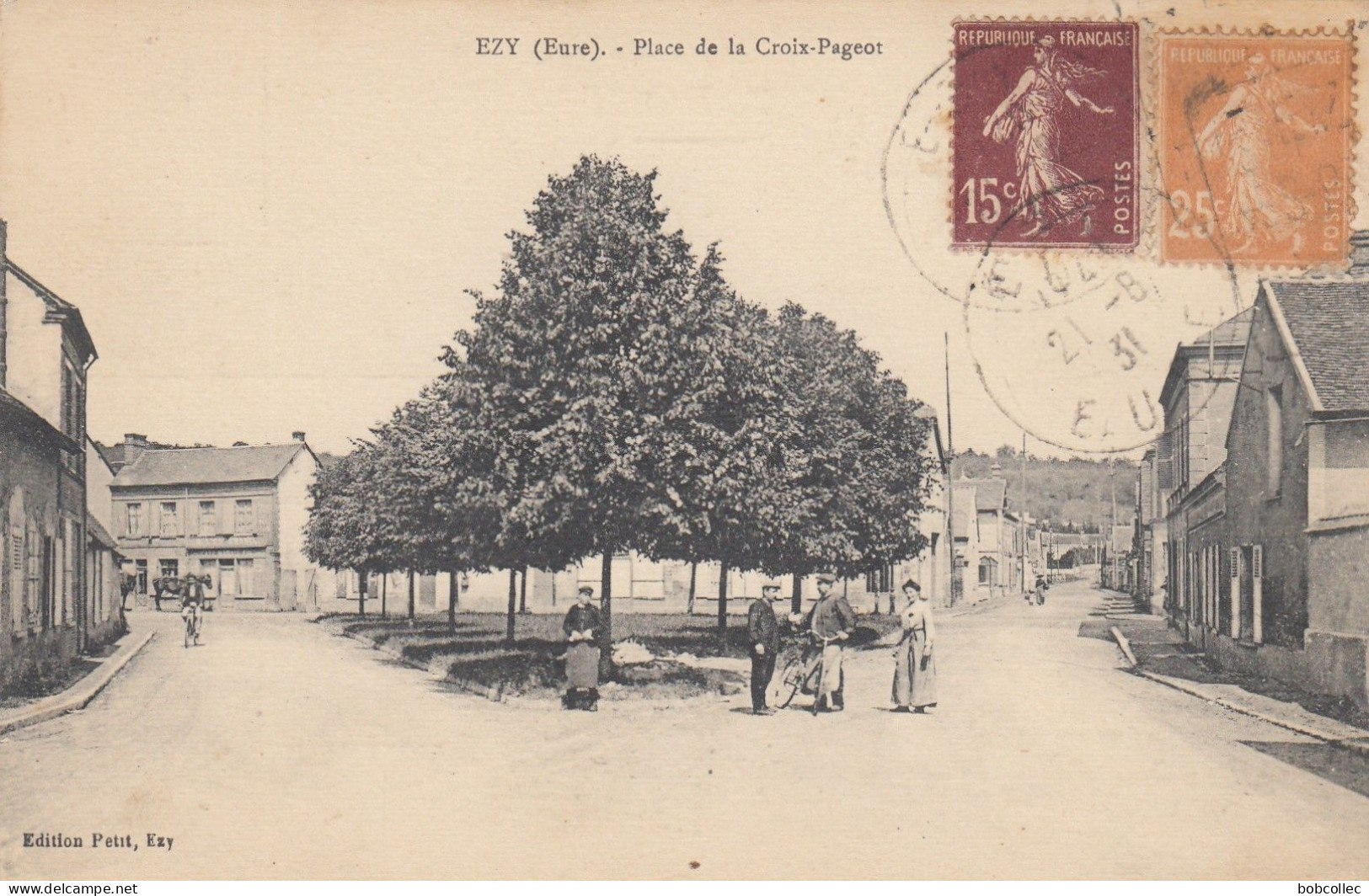 EZY (Eure): Place De La Croix-Pageot - Other & Unclassified