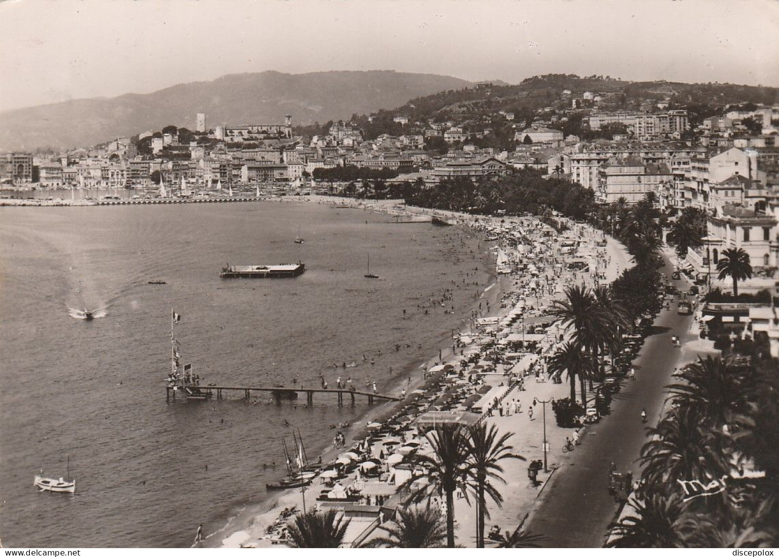AD395 Cannes - La Croisette Et Le Suquet / Viaggiata 1951 - Cannes