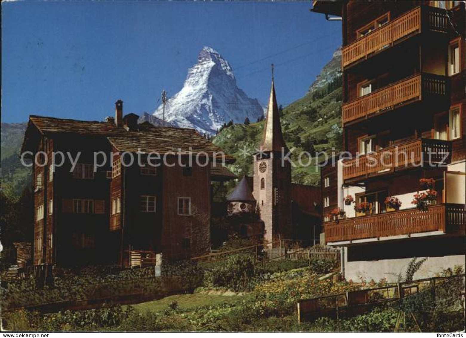 12573467 Zermatt VS Matterhorn Kirche Zermatt - Autres & Non Classés