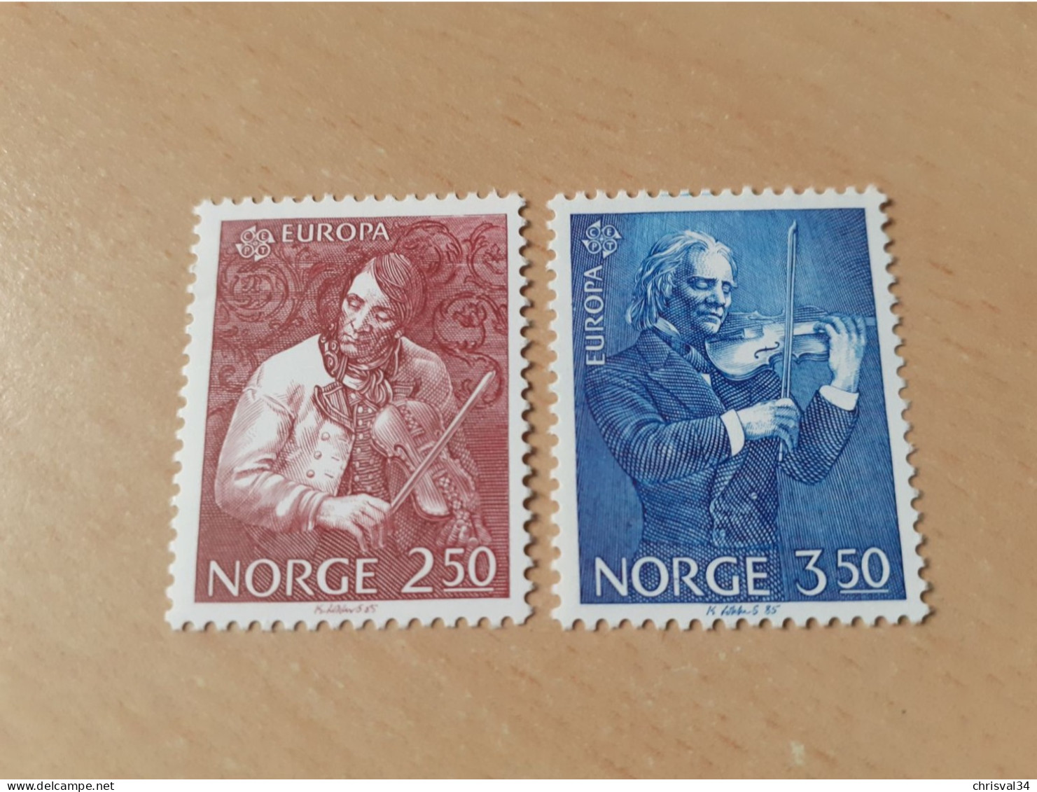 TIMBRES   NORVEGE   ANNEE   1985   N  880  /  881   NEUFS   LUXE** - Ongebruikt