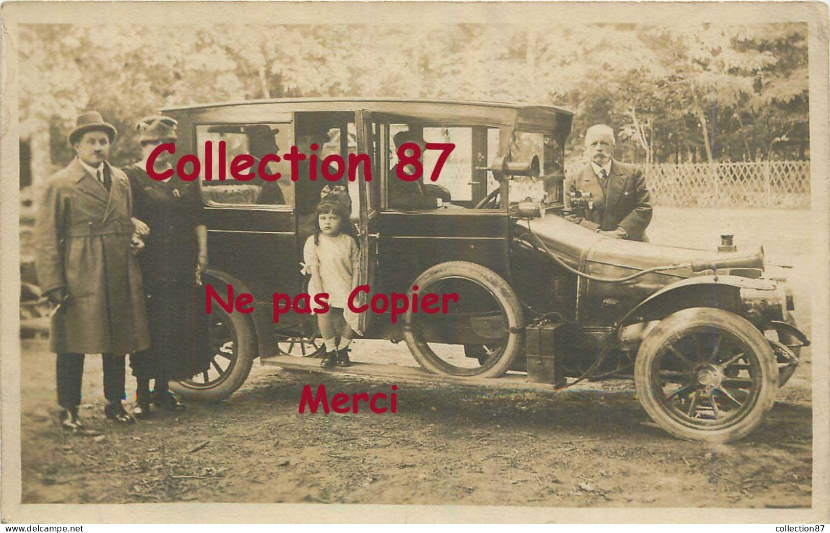 AUTOMOBILE COTTIN DESGOUTTES De LYON Et Agence Rue Niel à Paris < CARTE PHOTO RARE < VOITURE -- AUTO -- CAR - Voitures De Tourisme