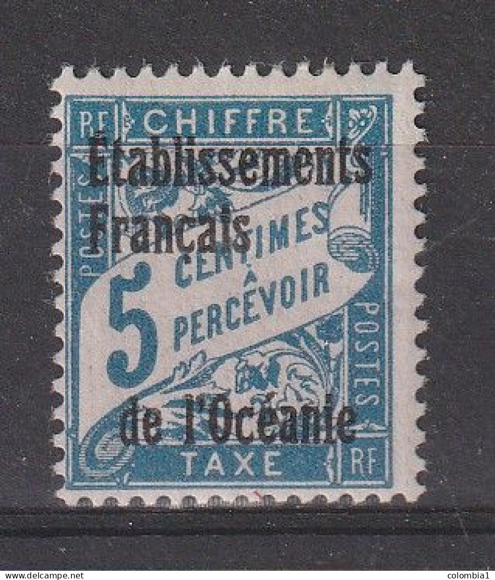 OCEANIE YT TAXE 1 Neuf - Timbres-taxe