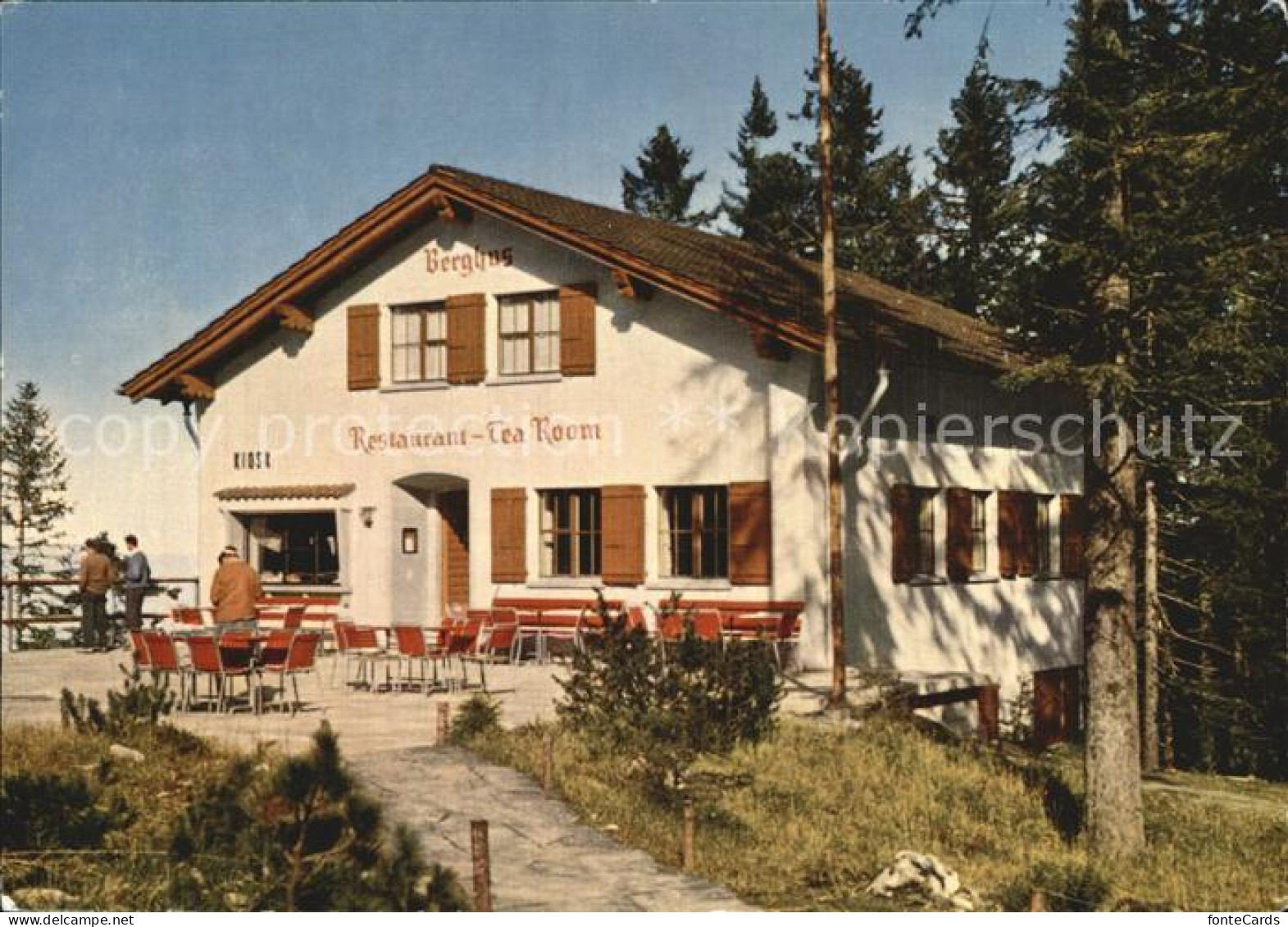 12568177 Fraekmuentegg Teilstation Pilatus Seilbahn Restaurant Tea Room Berghus  - Sonstige & Ohne Zuordnung