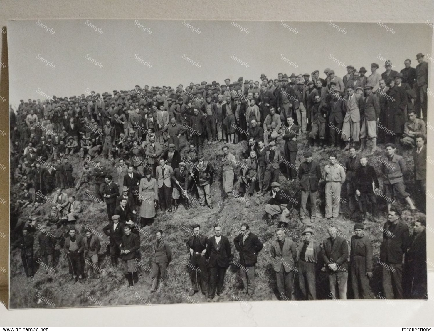 Italy Italia Foto Persone E Militari Ventennio Fascista 1936. Da Identificare.  170x114 Mm - Europe