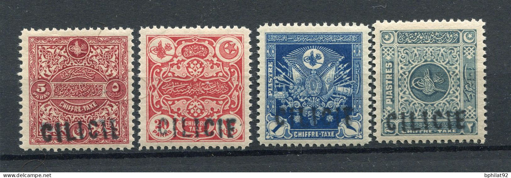 !!! CILICIE, SERIE DE TAXES N°1/4 NEUVE * - Unused Stamps