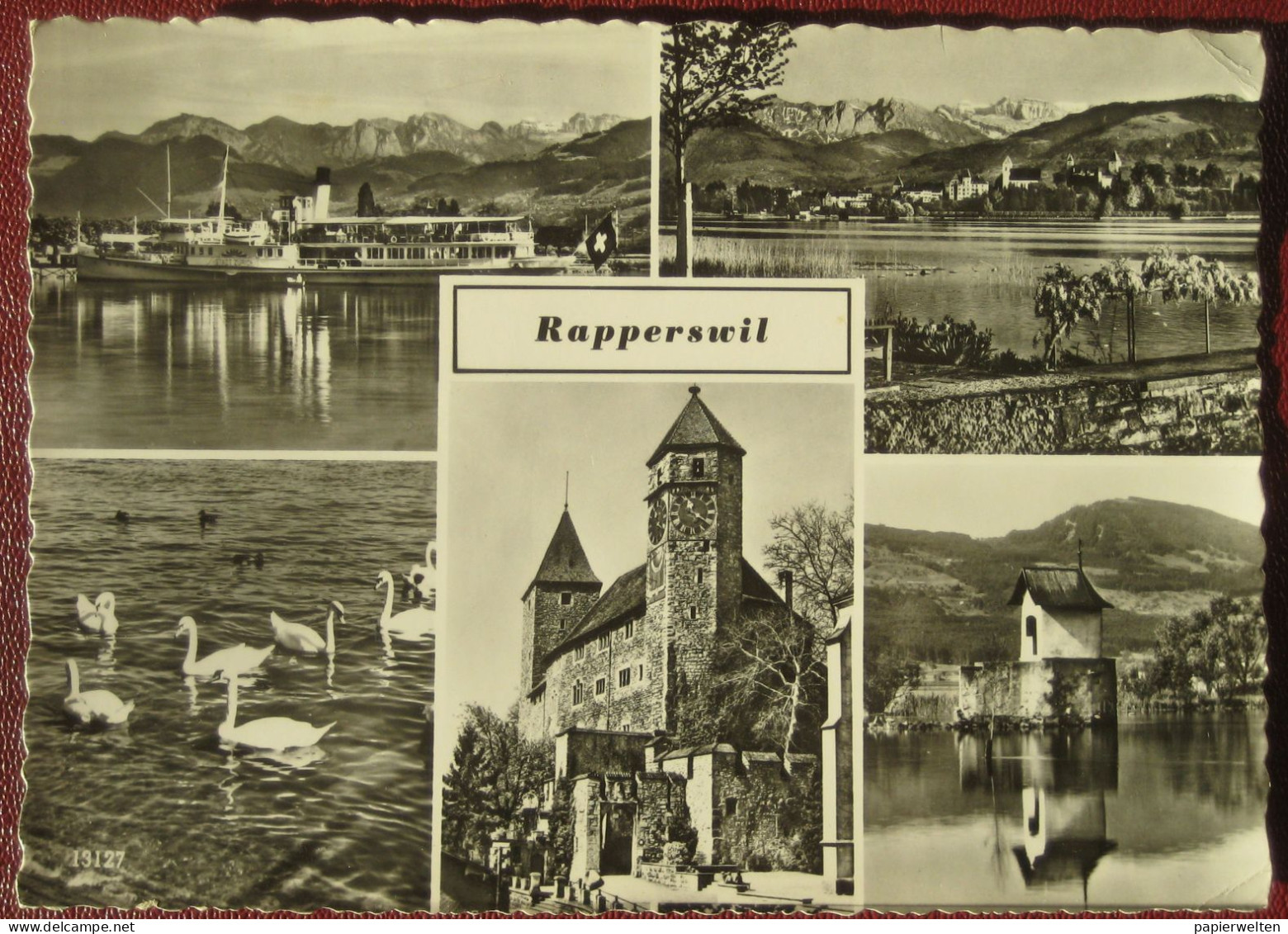 Rapperswil-Jona (SG) - Mehrbildkarte "Rapperswil" / Schiff Stadt Zürich - Rapperswil-Jona