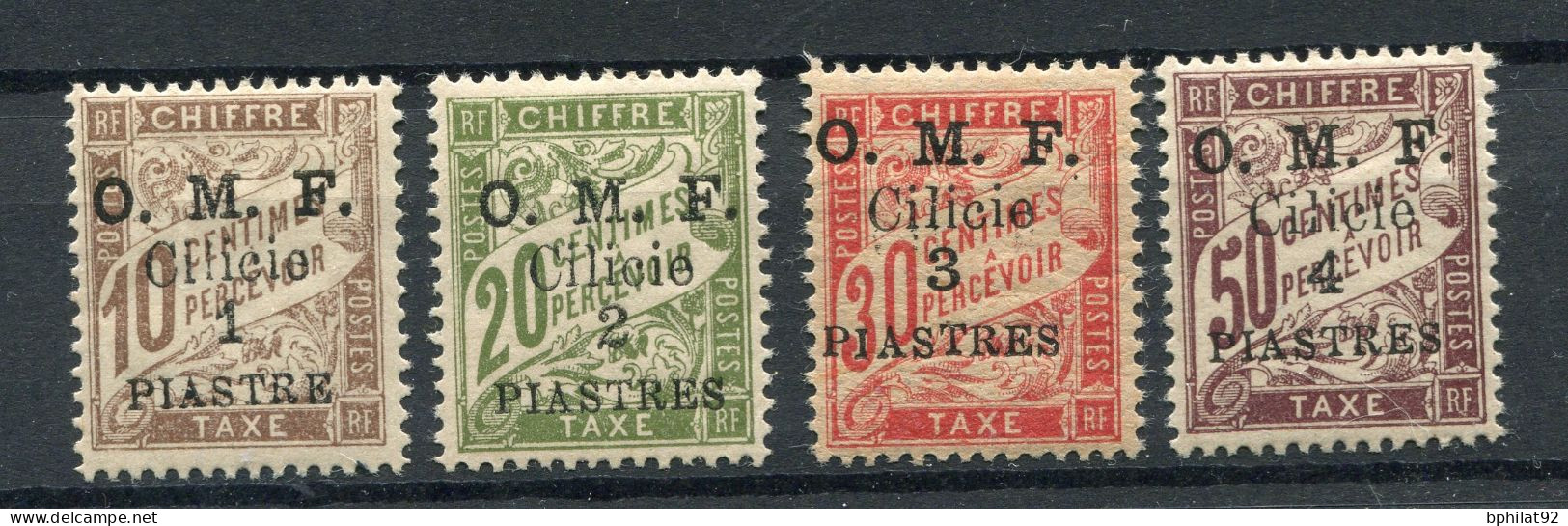 !!! CILICIE, SERIE DE TAXES N°13/16 NEUVE * - Unused Stamps