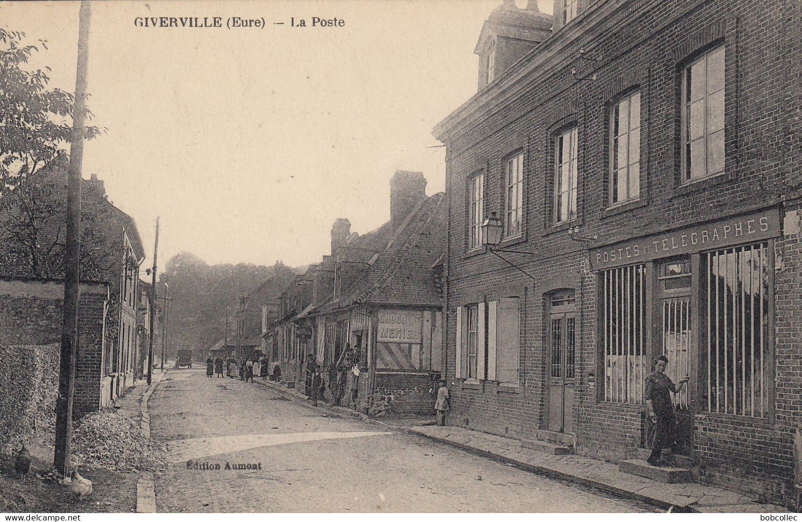 GIVERVILLE (Eure): La Poste - Autres & Non Classés