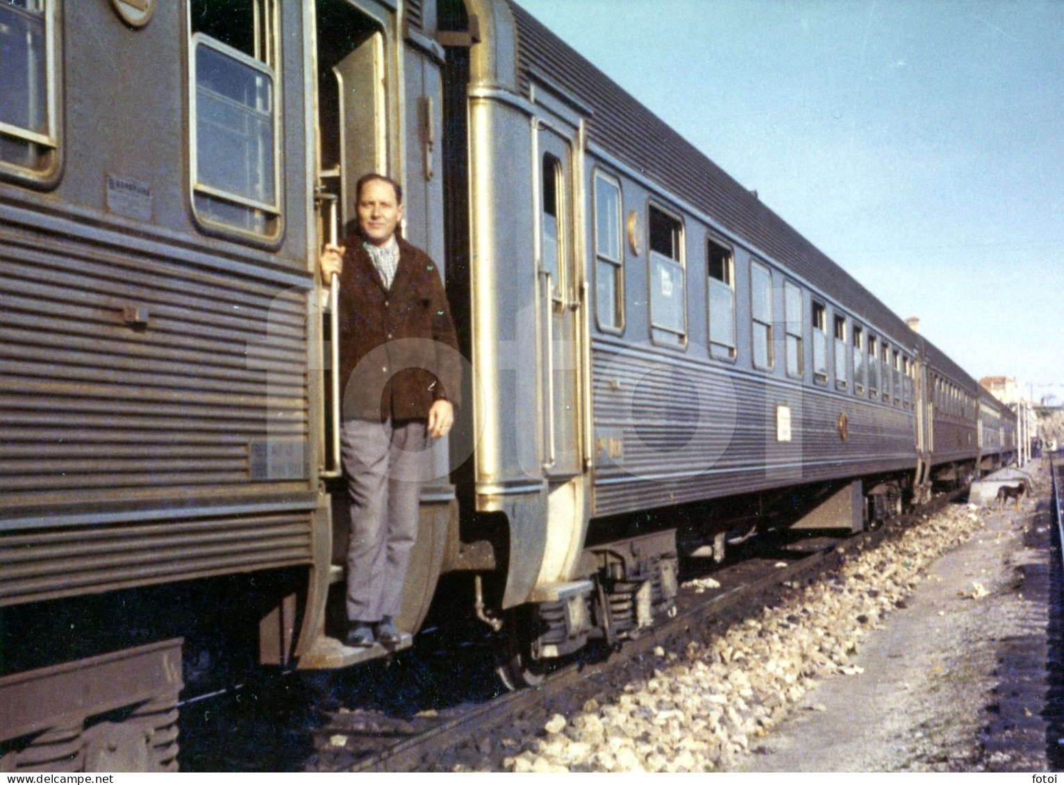 2 PHOTOS SET 60s AMATEUR PHOTO FOTO COMBOIO CP TRAIN PORTUGAL AT18 - Eisenbahnen