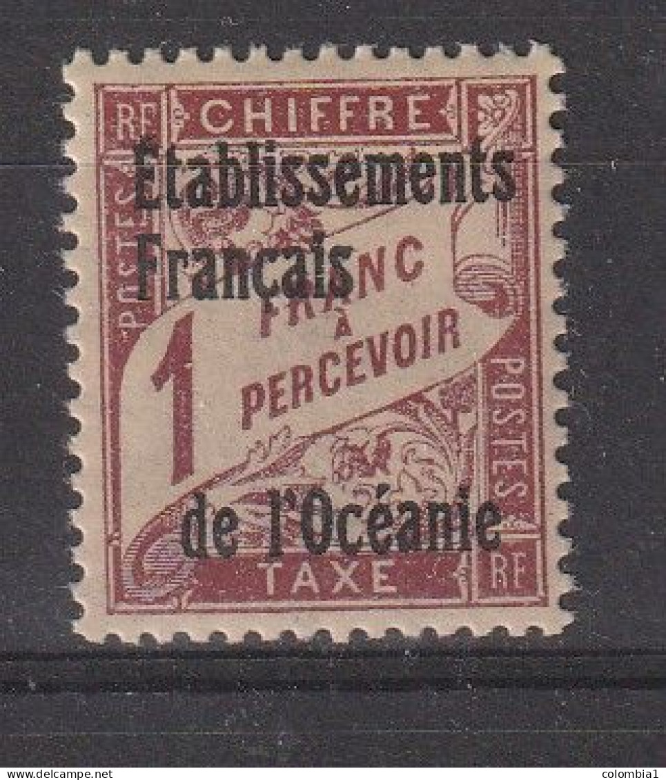 OCEANIE YT TAXE 7 Neuf - Timbres-taxe