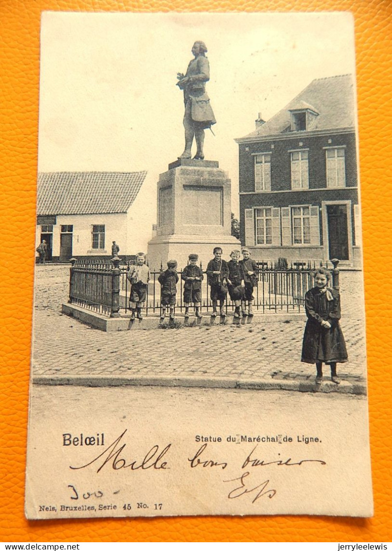 BELOEIL  -  Statue  Du Maréchal De Ligne  -  1903 - Beloeil