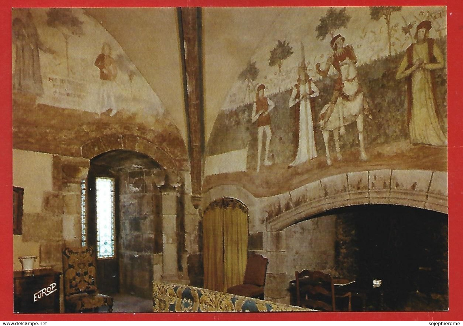 Polminhac (15) Château De Pesteils Fresques Du XVe S. 2scans - Autres & Non Classés