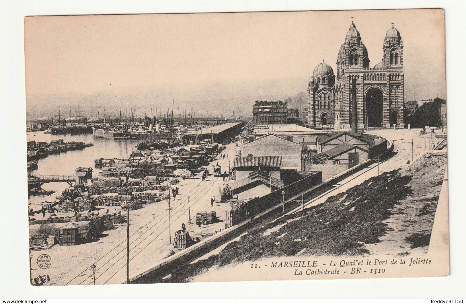 13 . MARSEILLE . LE QUAI  ET LE PORT DE  LA  JOLIETTE - Joliette, Zona Portuaria