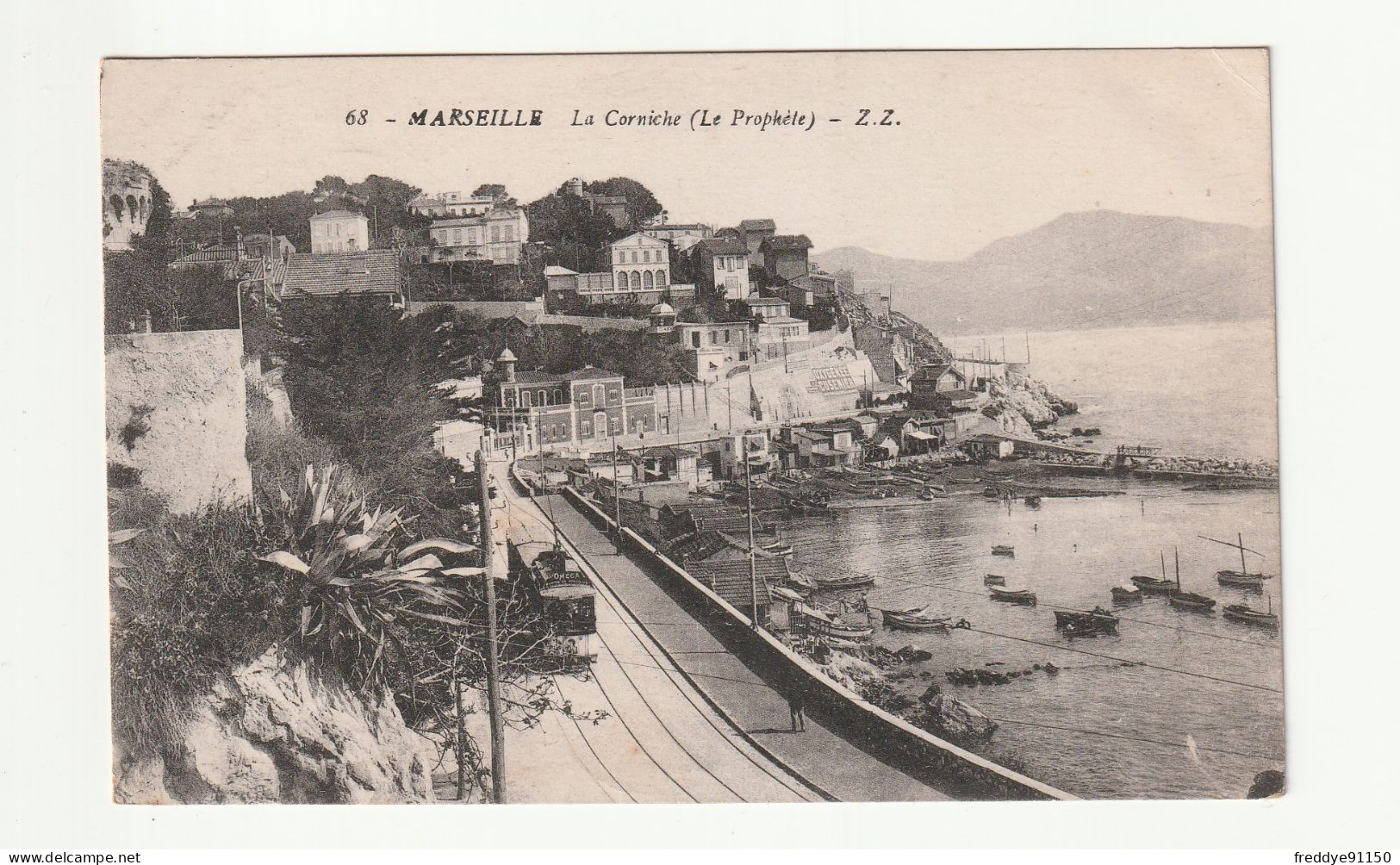 13 . MARSEILLE .  LA  CORNICHE 1919 - Unclassified