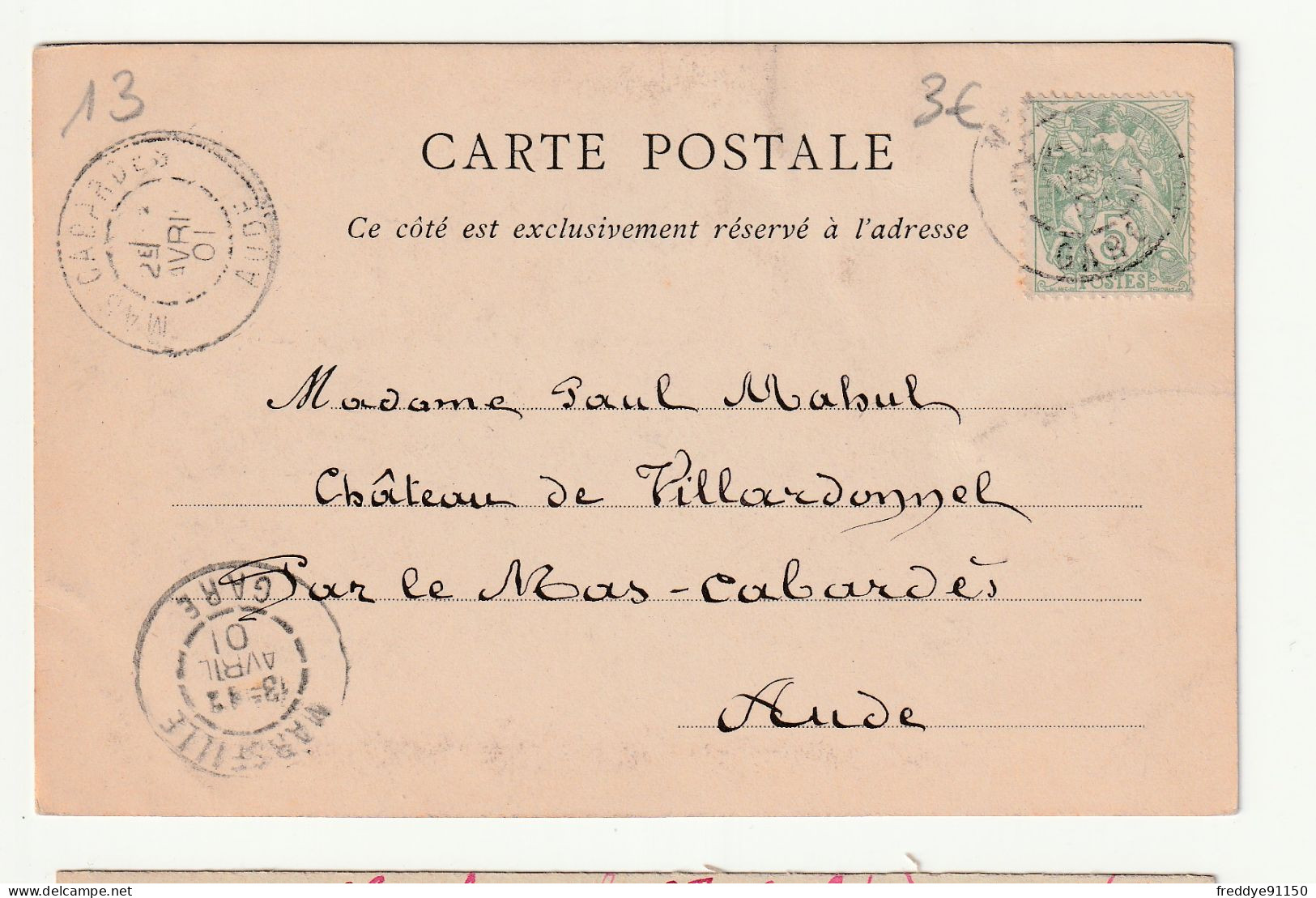 13 . MARSEILLE . Le Palais Longchamp . 1901 - Monuments