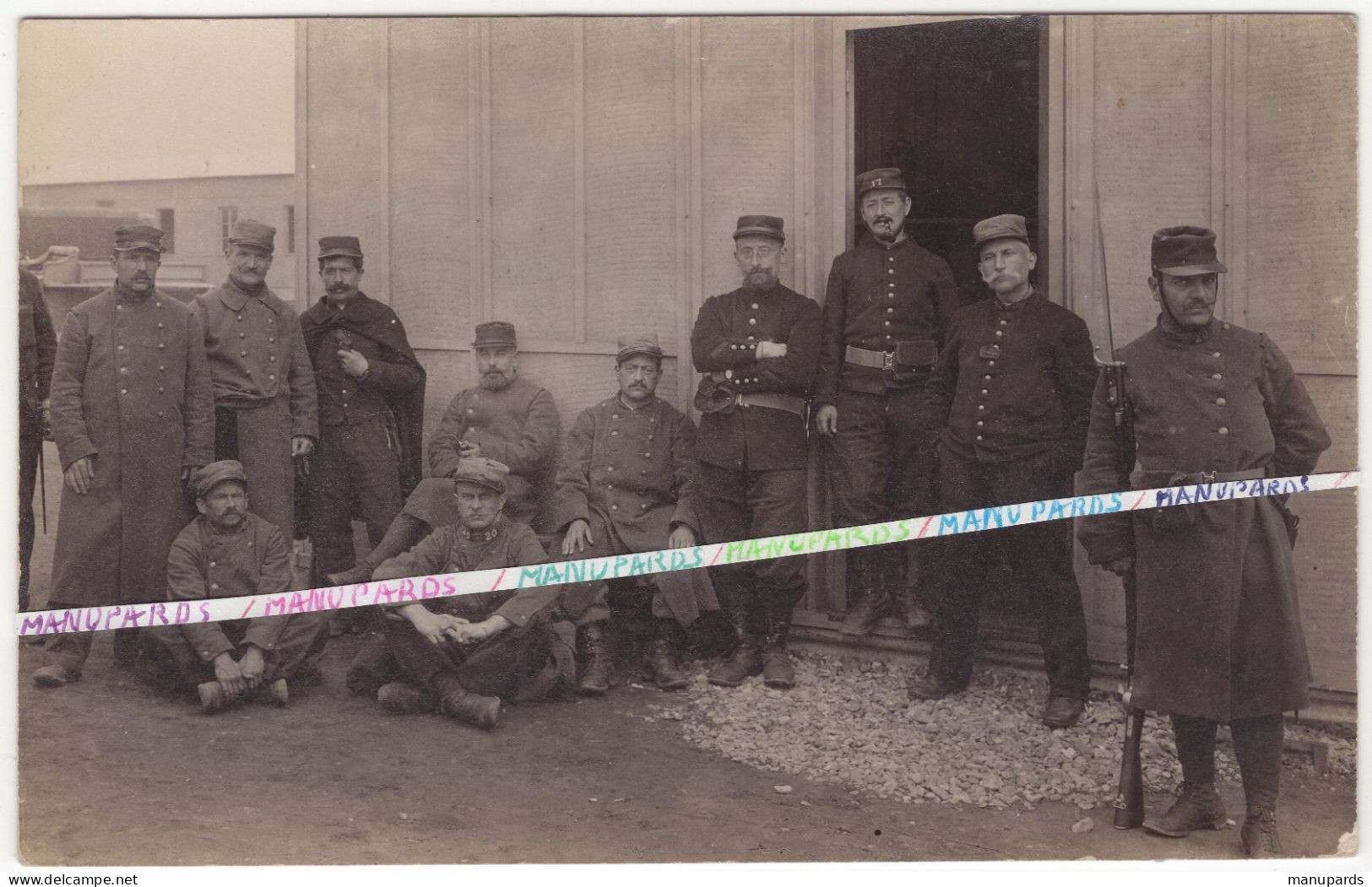 1914 - 1916 / CARTE PHOTO /  17e RIT ( BERNAY ) ET 20e RIT  ( LISIEUX ) / REGIMENT D'INFANTERIE TERRIRORIALE / POILUS - Guerre, Militaire