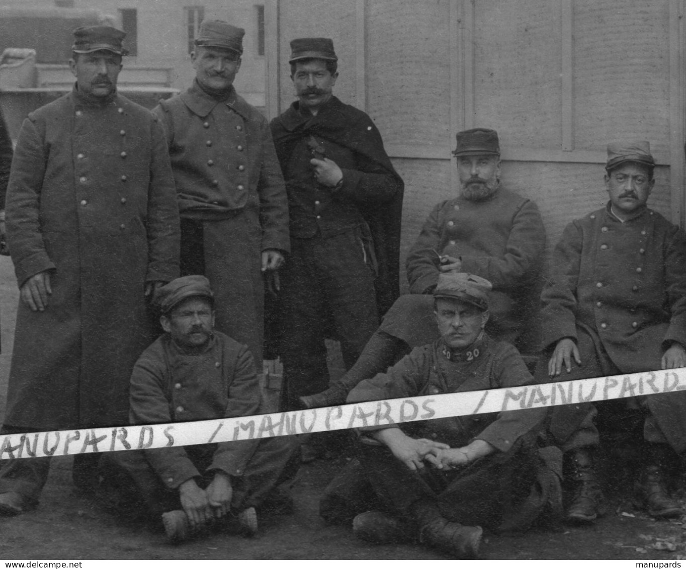 1914 - 1916 / CARTE PHOTO /  17e RIT ( BERNAY ) ET 20e RIT  ( LISIEUX ) / REGIMENT D'INFANTERIE TERRIRORIALE / POILUS - Krieg, Militär