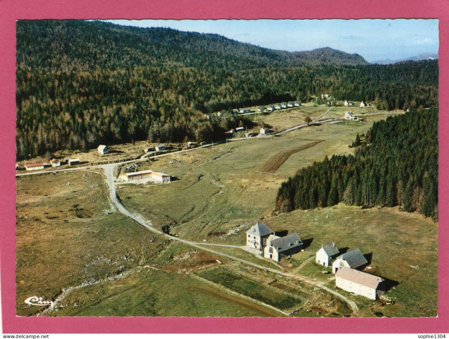 LENTE   - Vue Générale Aérienne - Les Cités Forestières Et La Route De Combe-Laval à Vassieux - Otros & Sin Clasificación