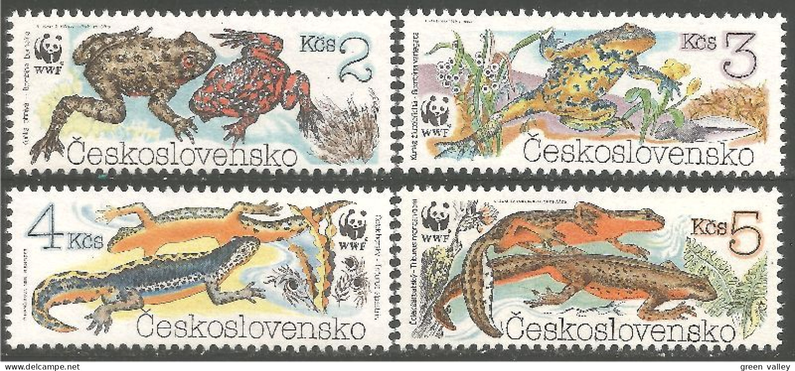 WWF-1c Grenouilles Frogs Frosch Rana Sapo Kikker MNH ** Neuf SC - Otros & Sin Clasificación