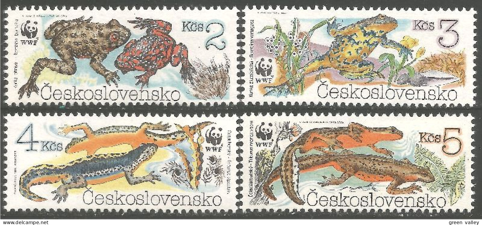 WWF-1a Grenouilles Frogs Frosch Rana Sapo Kikker MNH ** Neuf SC - Unused Stamps