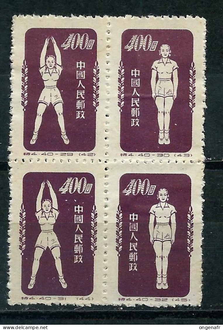 Bloc De 4 Gymnastique  ( 400 )  NSG - Unused Stamps