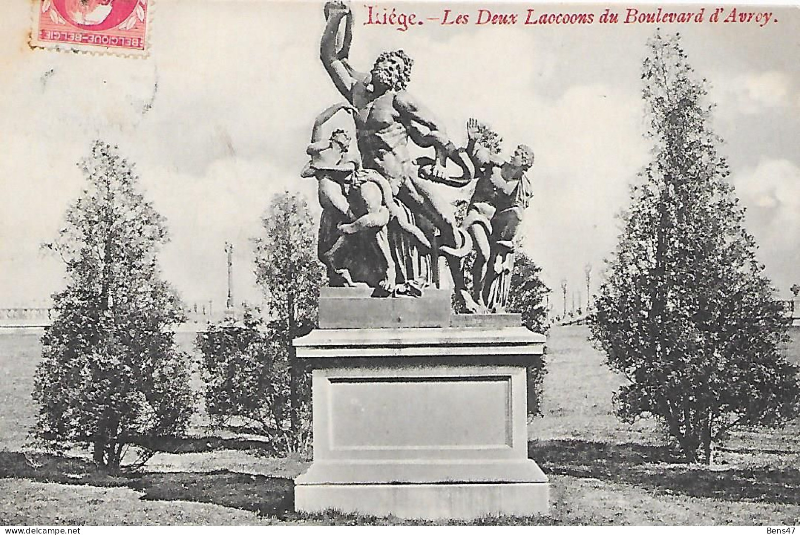 Liege Les Deux Laocoons Du Boulevard D'Avroy - Lüttich