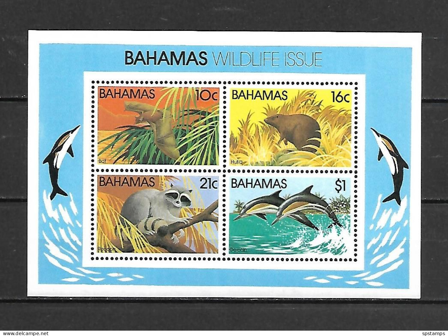 Bahamas 1982 Animals - Wildlife - Mammals MS MNH - Bahamas (1973-...)