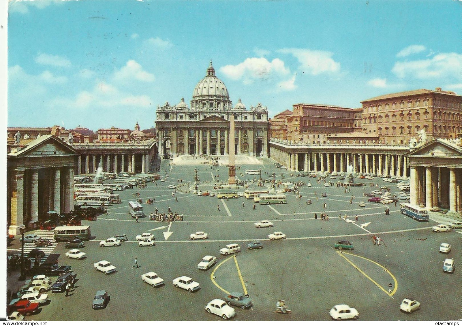 AK  VATICAN 1985 AUTOS - Brieven En Documenten