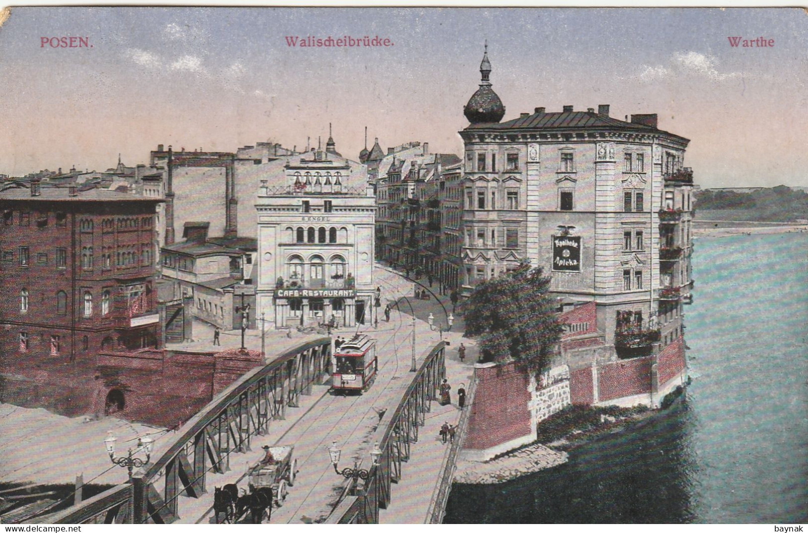 PL1427  --  POSEN  --  WALISCHEIBRUCKE  --  TRAMWAY  --    1918 - Poland