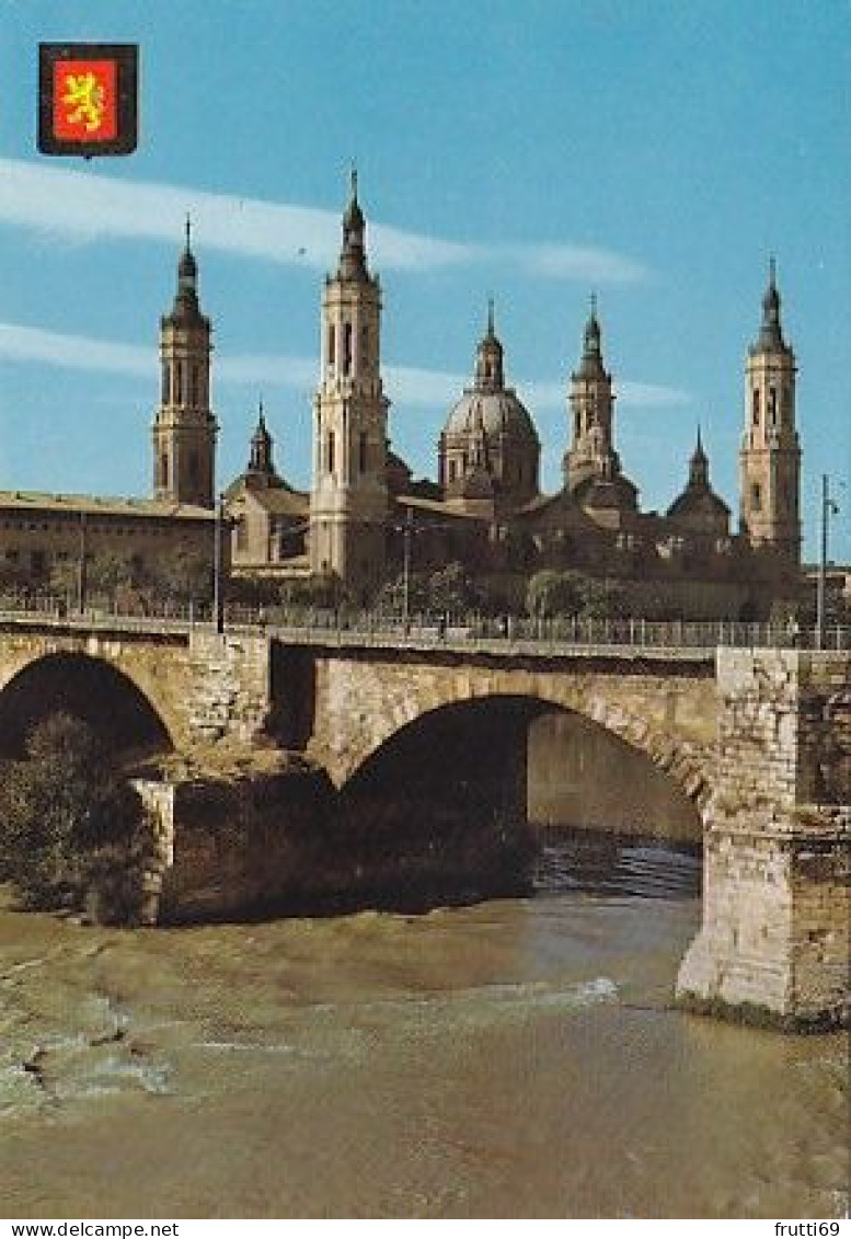 AK 211655 SPAIN - Zaragoza - Basilica Del Pilar Y Puente De Piedra - Zaragoza