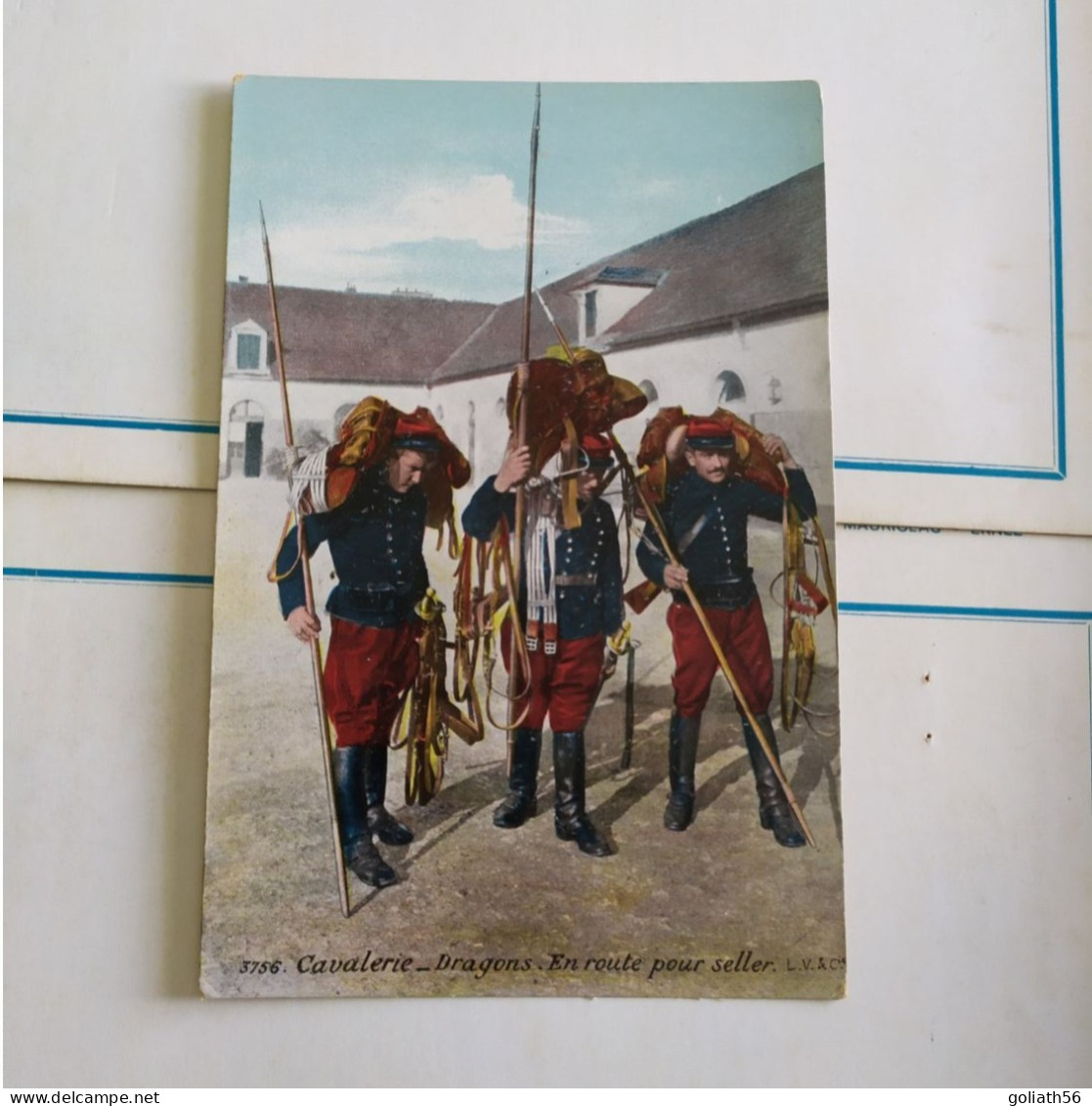 CPA De Cavalerie - Dragons - En Route Pour Seller - N°3756 - Carte Animée - Regimente