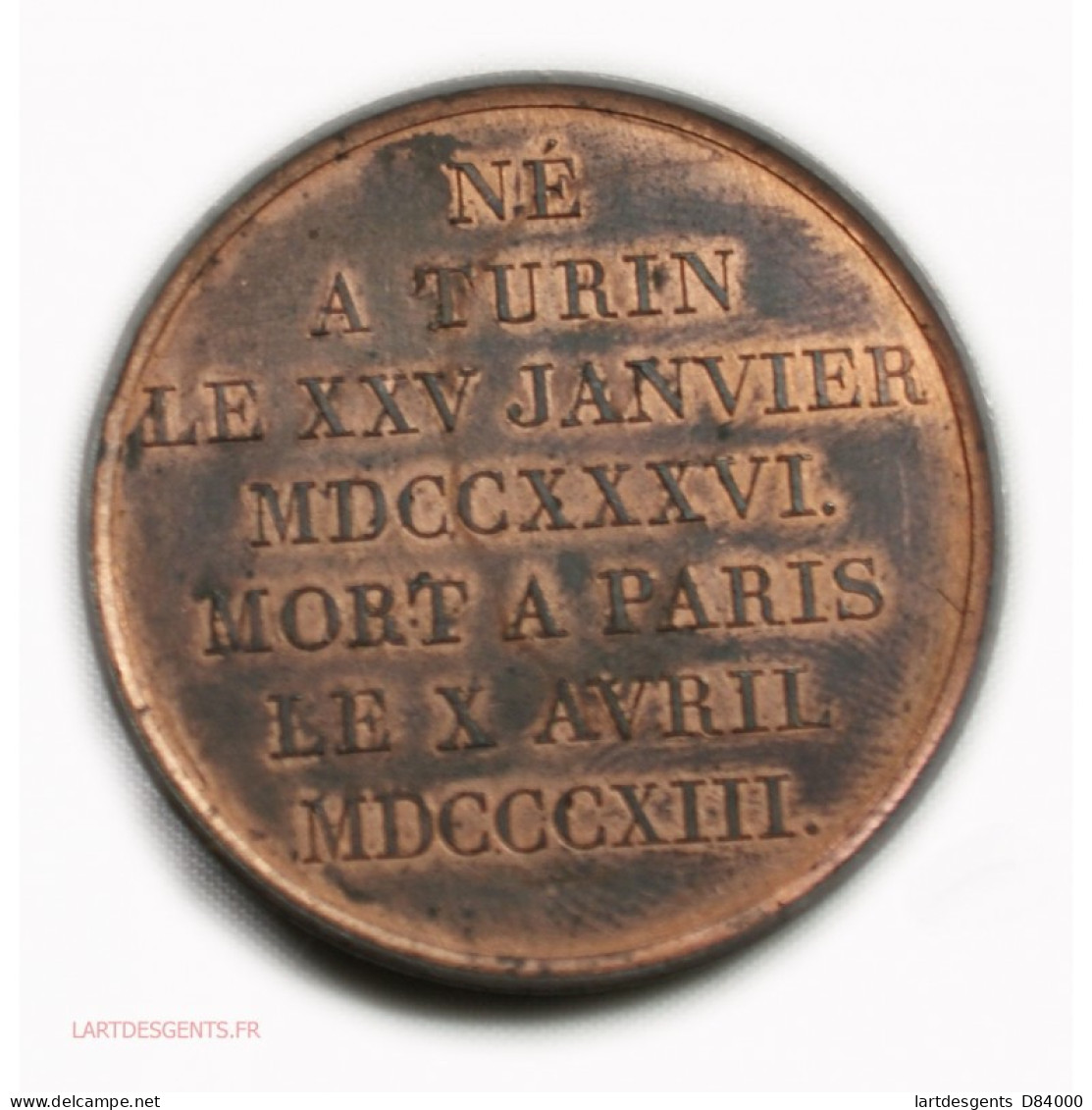 Medaille Cuivre Joseph Louis LAGRANGE Par DONADIO.F - Royal / Of Nobility