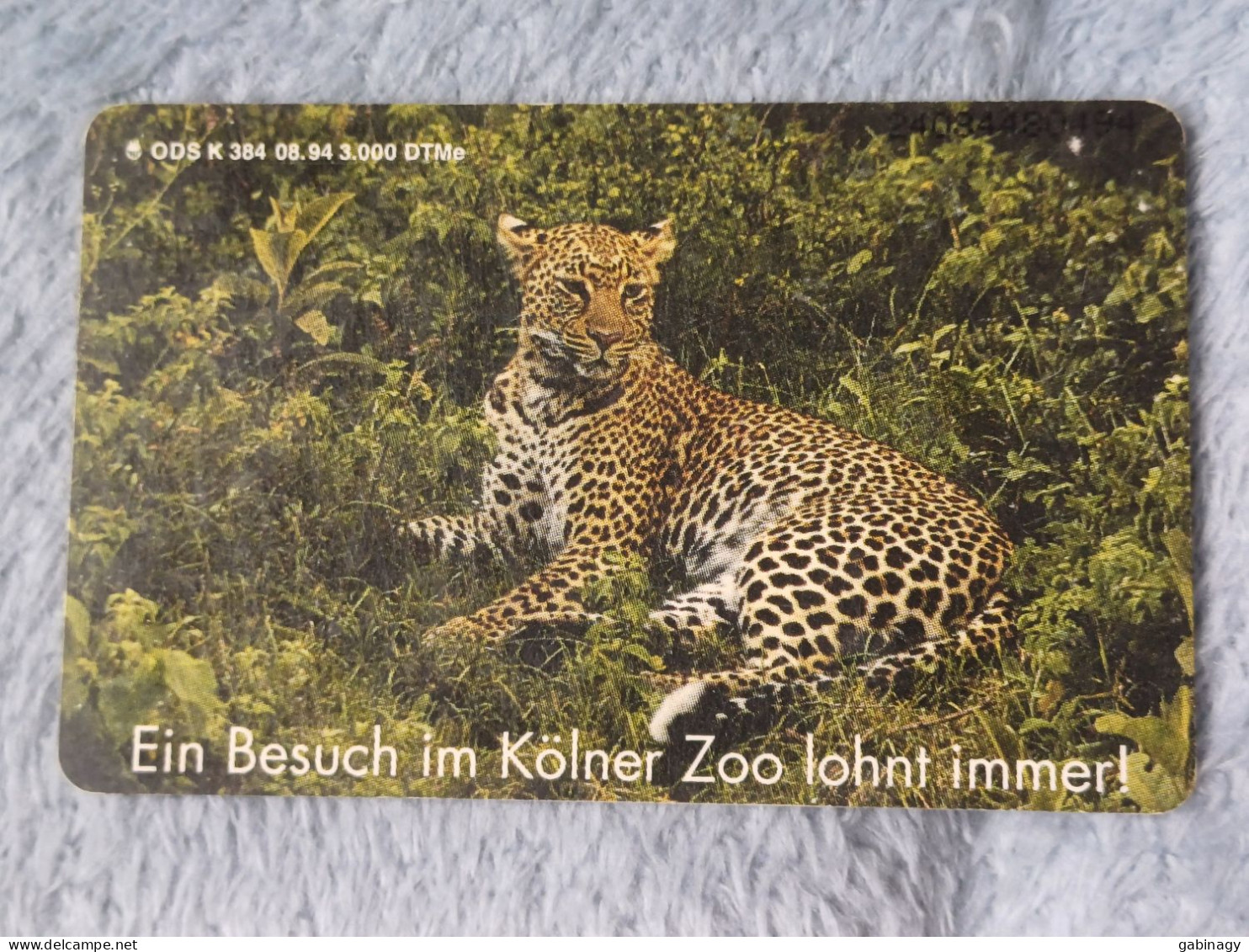 GERMANY-1229 - K 0384 - Zoo Köln - Jaguar - 3.000ex. - K-Reeksen : Reeks Klanten