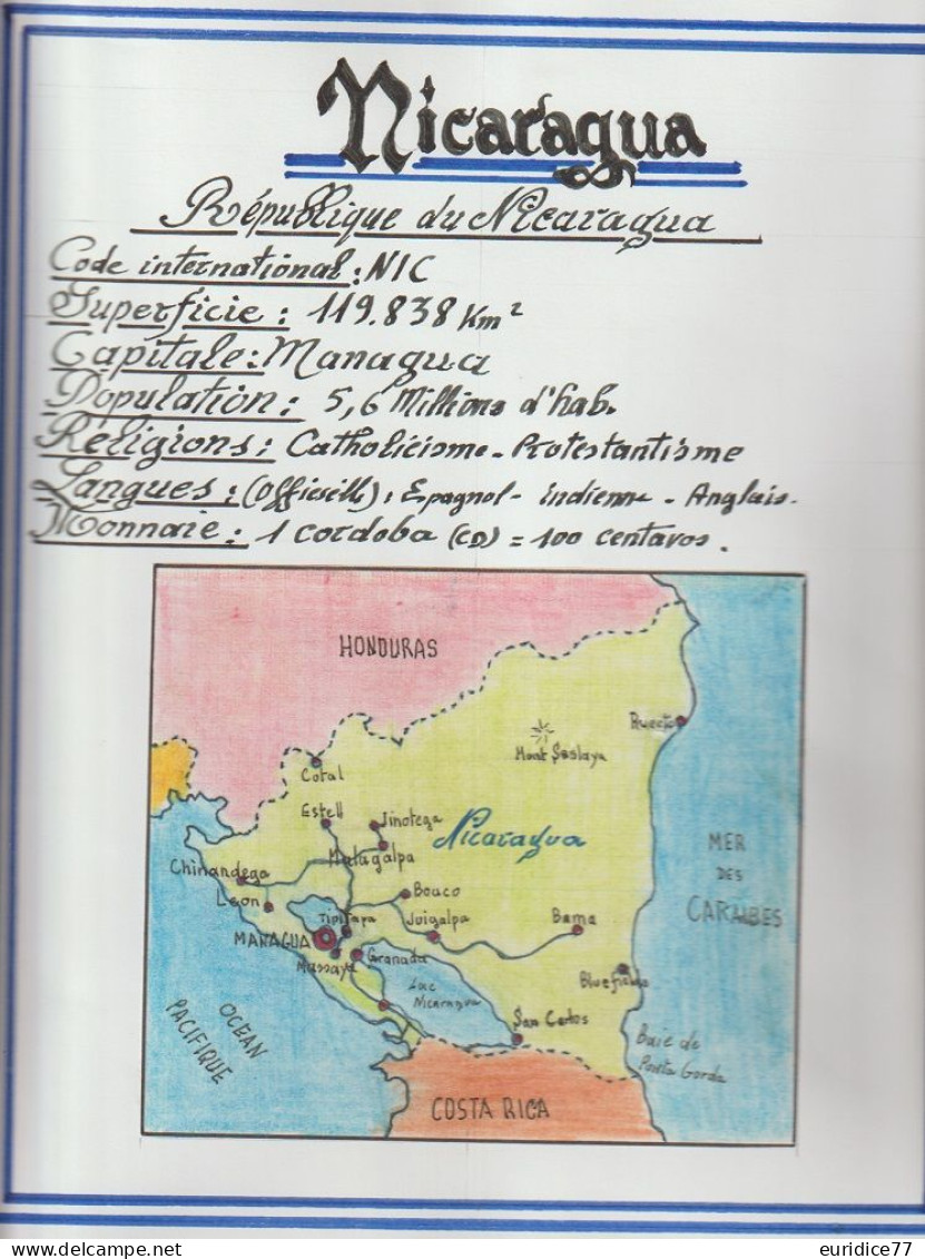 Coleccion De Sellos Nicaragua 1869-1990 - Muy Allto Valor En Catalogo - Nicaragua
