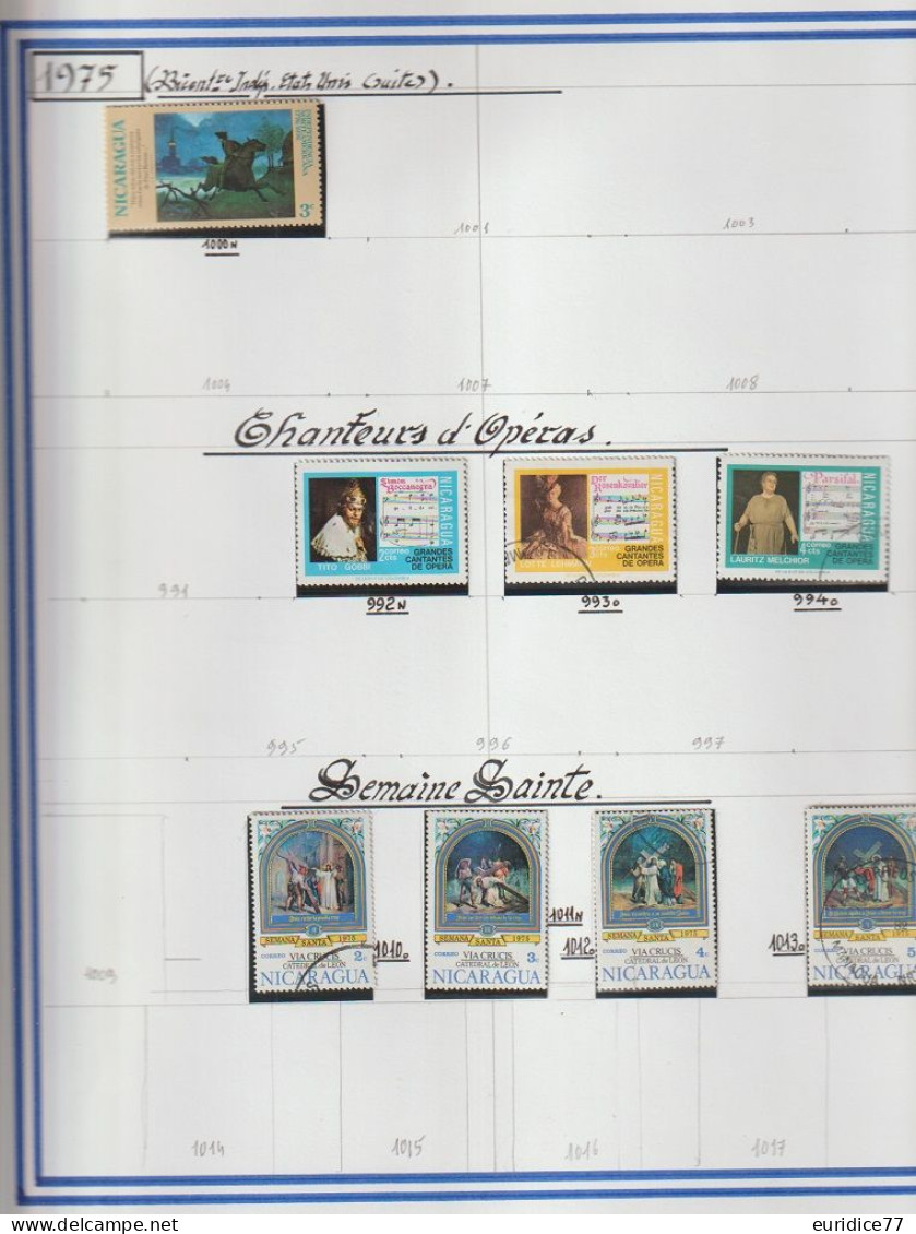 Coleccion de sellos Nicaragua 1869-1990 - Muy allto valor en catalogo