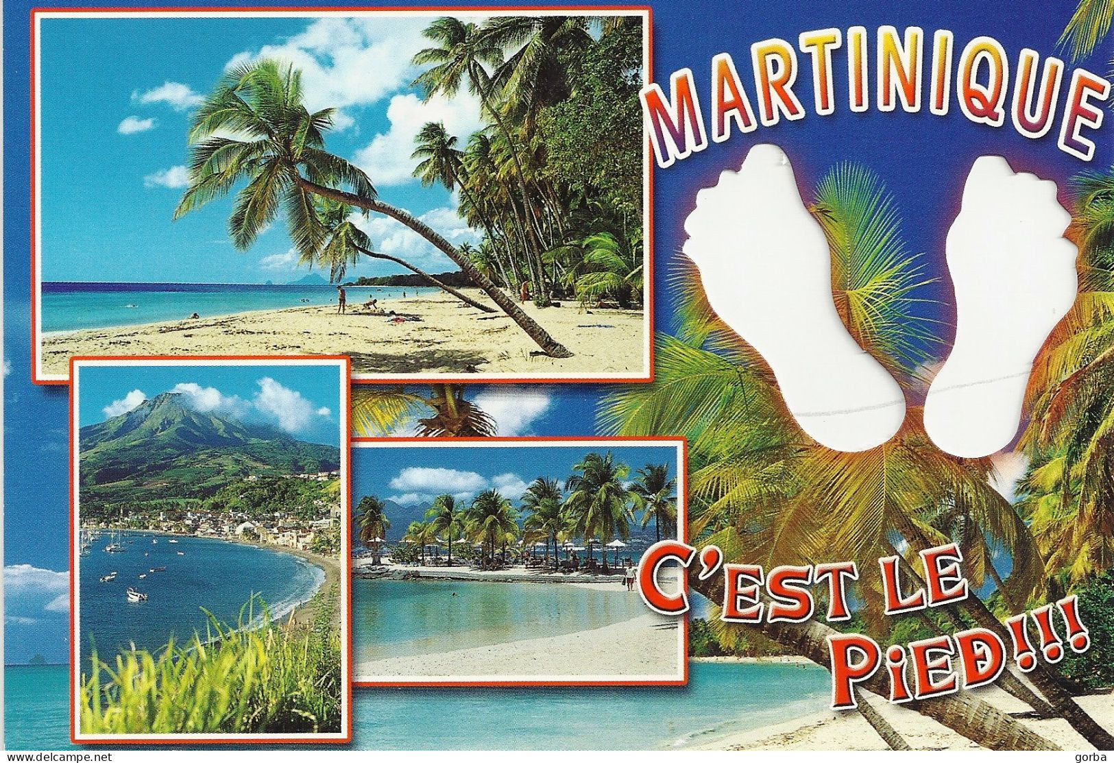 *CPM - 972 - MARTINIQUE - C'est Le Pied - Carte Ajourée (pieds) - Altri & Non Classificati