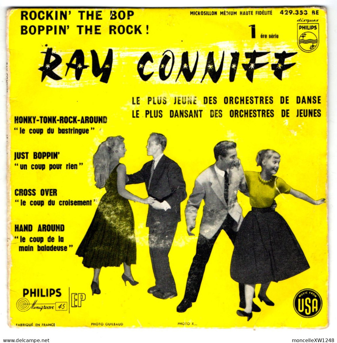 Ray Conniff - 45 T EP Rockin' The Bop (1959) - 45 G - Maxi-Single