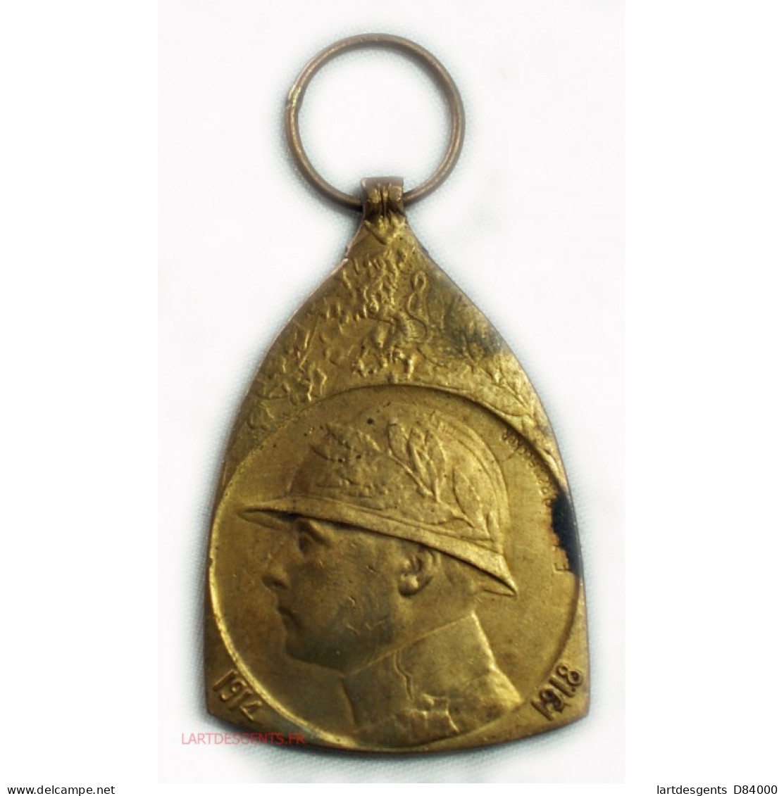 Médaille Commérative 1914-1918- VAN DEN VELDTOCHT - Sign E.J. DeBREMAECKER - Royal / Of Nobility