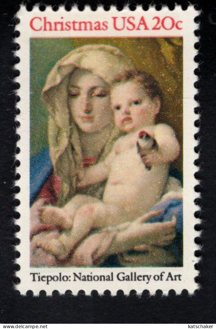 2029039154 1982 SCOTT 2026 (XX) POSTFRIS MINT NEVER HINGED - CHRISTMAS MADONNA & CHILD - - Unused Stamps