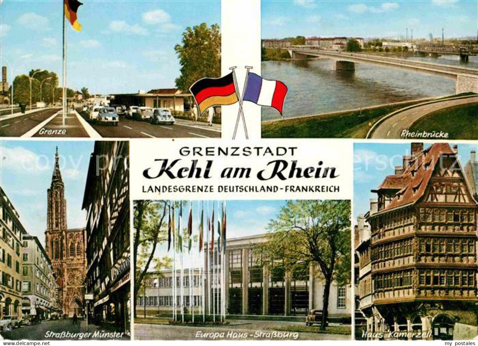 72777316 Kehl Rhein Rheinbruecke Muenster Kamerzell Kehl - Kehl
