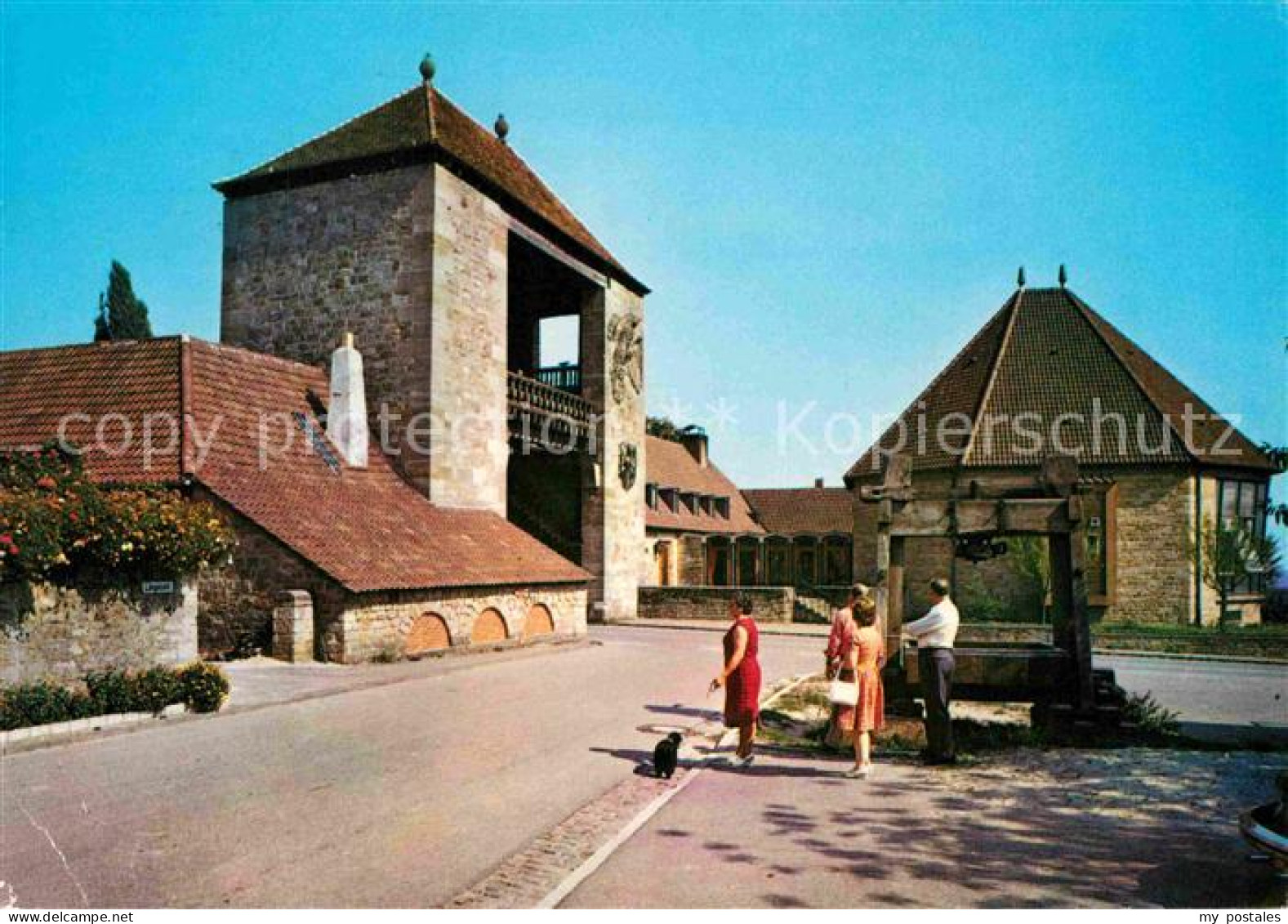 72777306 Schweigen-Rechtenbach Gaststaette Deutsches Weintor Schweigen-Rechtenba - Altri & Non Classificati