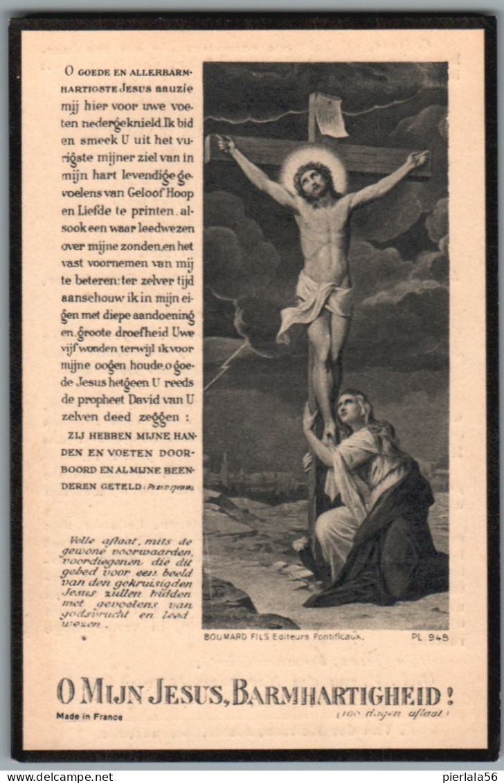 Bidprentje Berendrecht - De Lie Antoon Alfons (1864-1936) - Images Religieuses