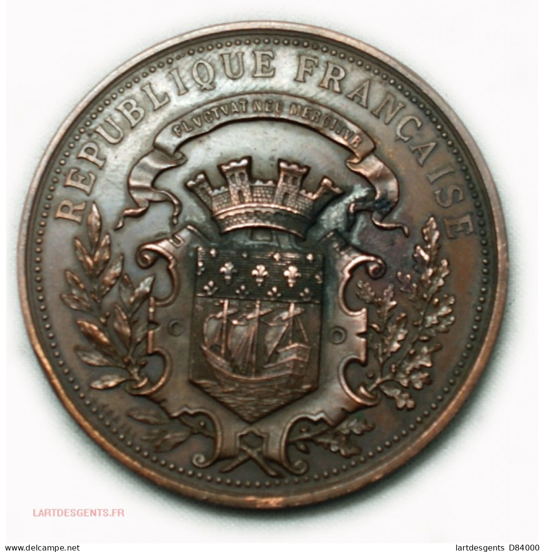 Médaille ASSISTANCE PUBLIQUE Pauvres1886-87 Par A. LESAIDE - Adel