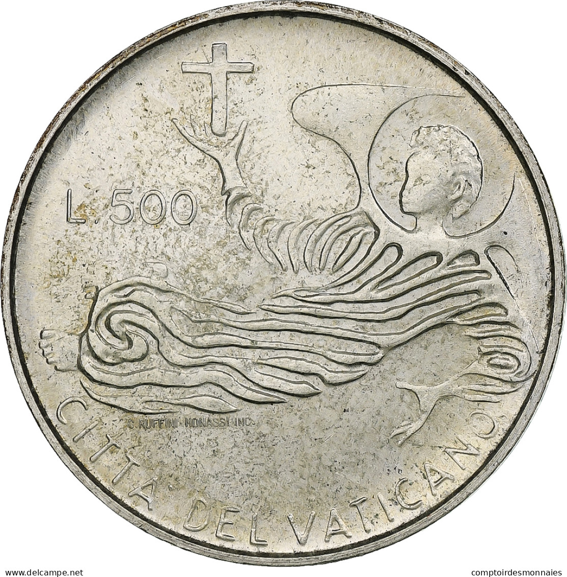 Vatican, Paul VI, 500 Lire, 1969 - Anno VII, Rome, Argent, SPL+, KM:115 - Vaticano