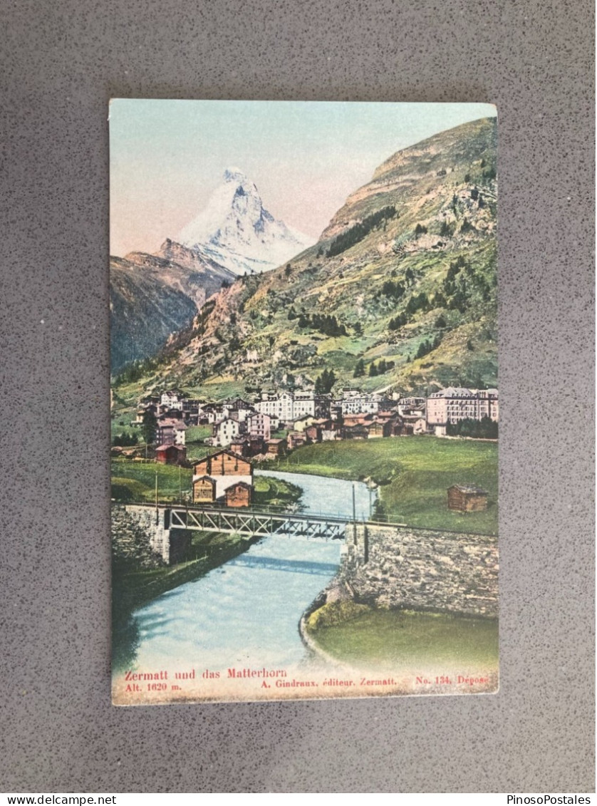 Zermatt Und Das Matterhorn Carte Postale Postcard - Zermatt