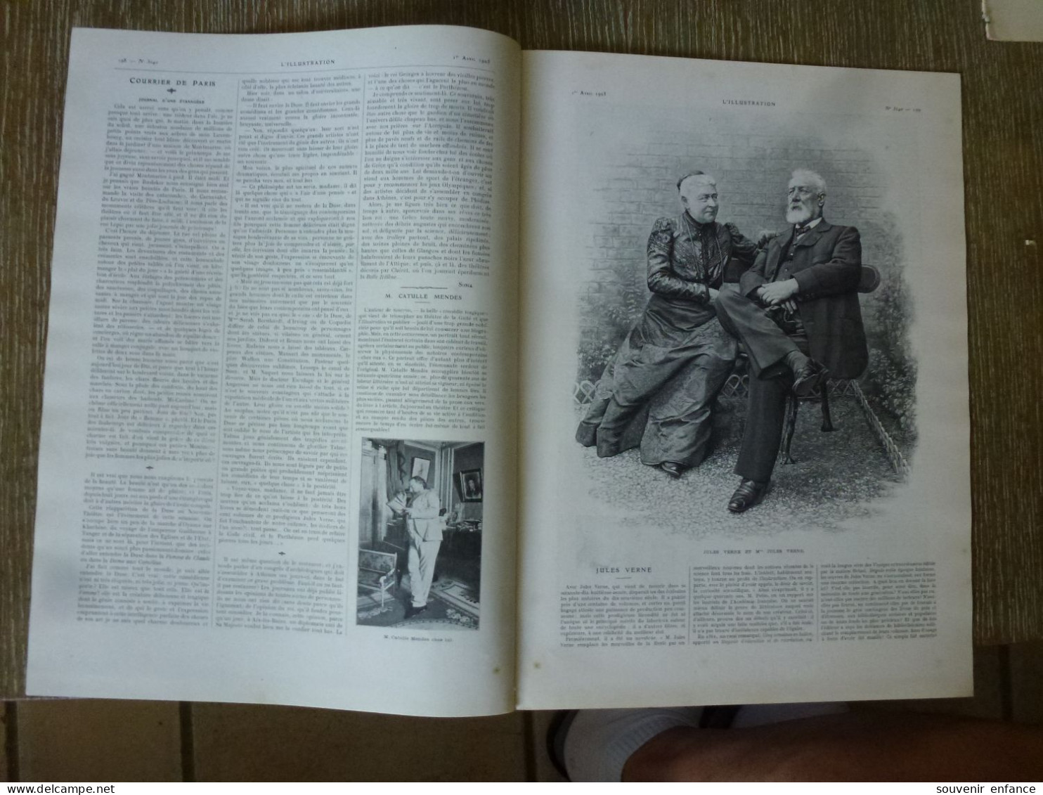 L'Illustration Avril 1905 Guillaume II Tanger Jules Verne Mme Du Gast Yakumo Port Arthur Pierrefeu - L'Illustration