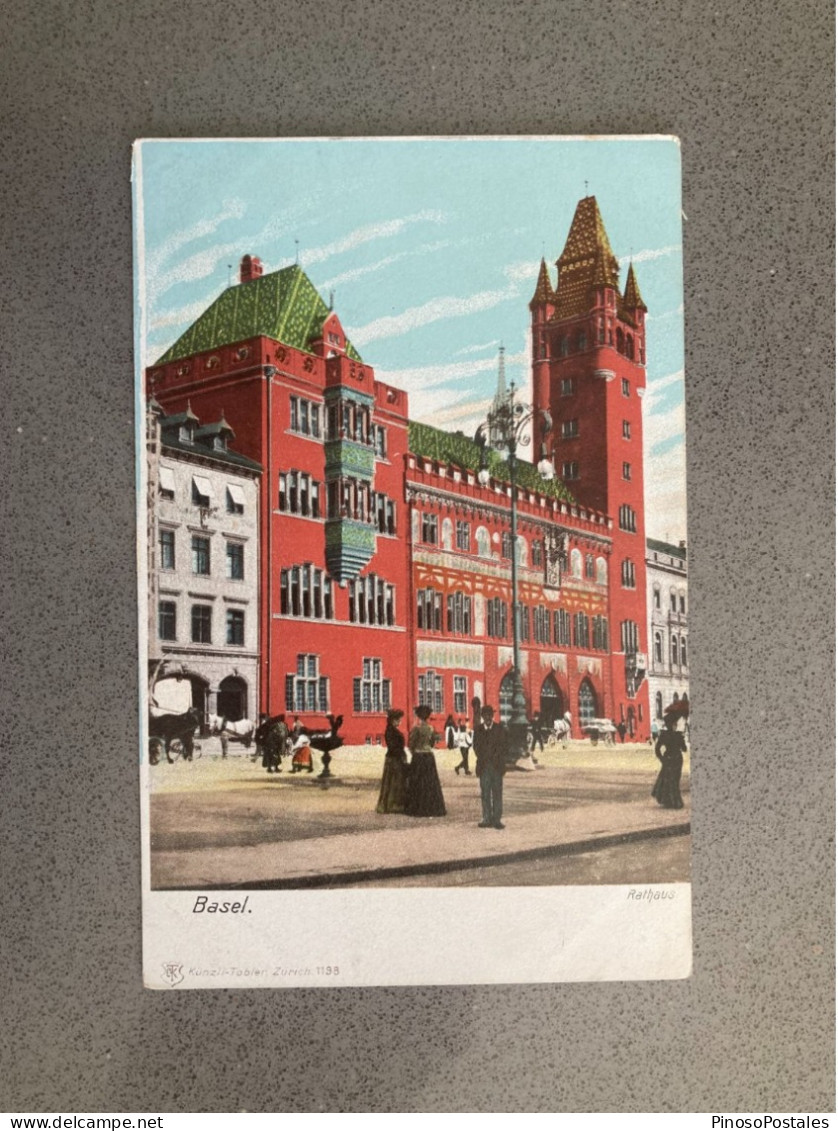 Basel Rathaus Carte Postale Postcard - Basilea