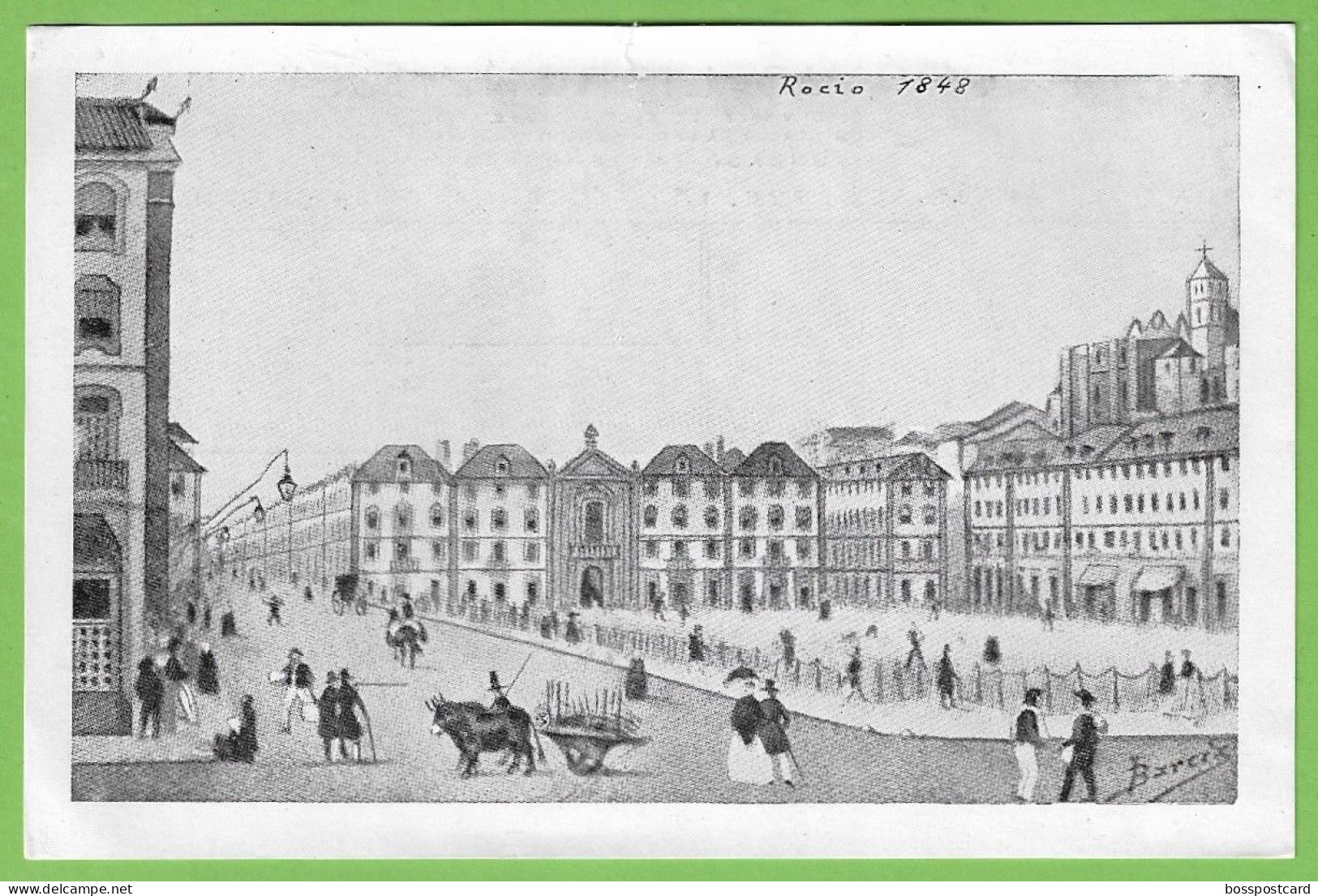 Lisboa - Rocio Em 1848 - Grémio Lisbonense - Portugal - Lisboa