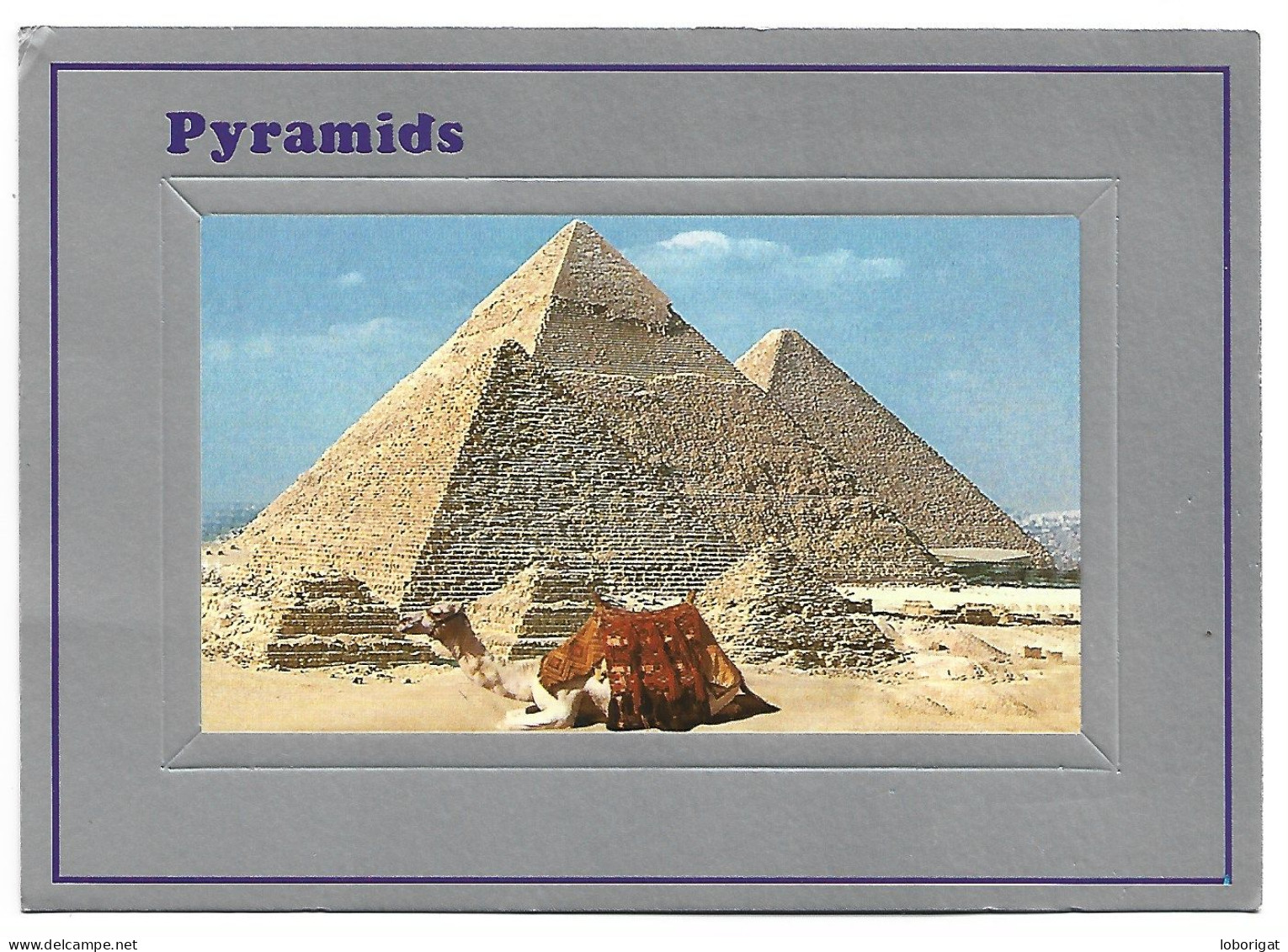 PYRAMIDS.-  EL CAIRO.- ( EGYPT - EGIPTO ) - Kairo
