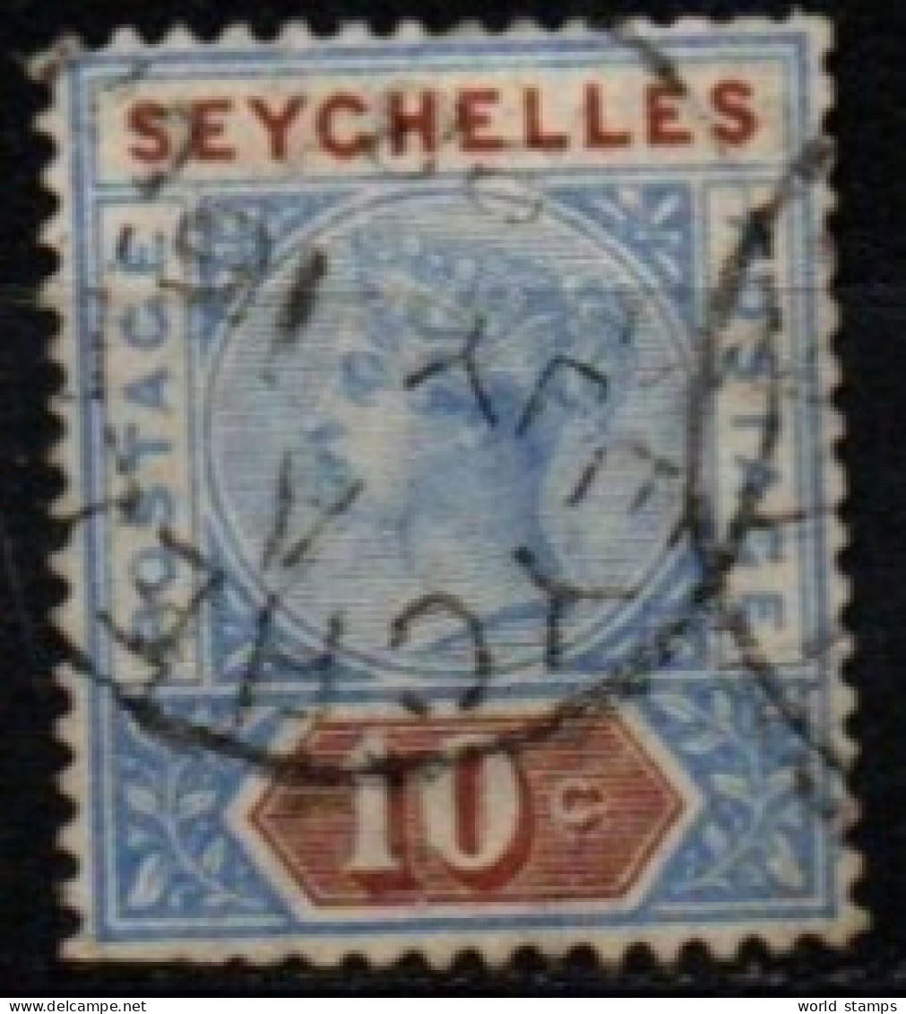 SEYCHELLES 1890 O - Seychelles (...-1976)